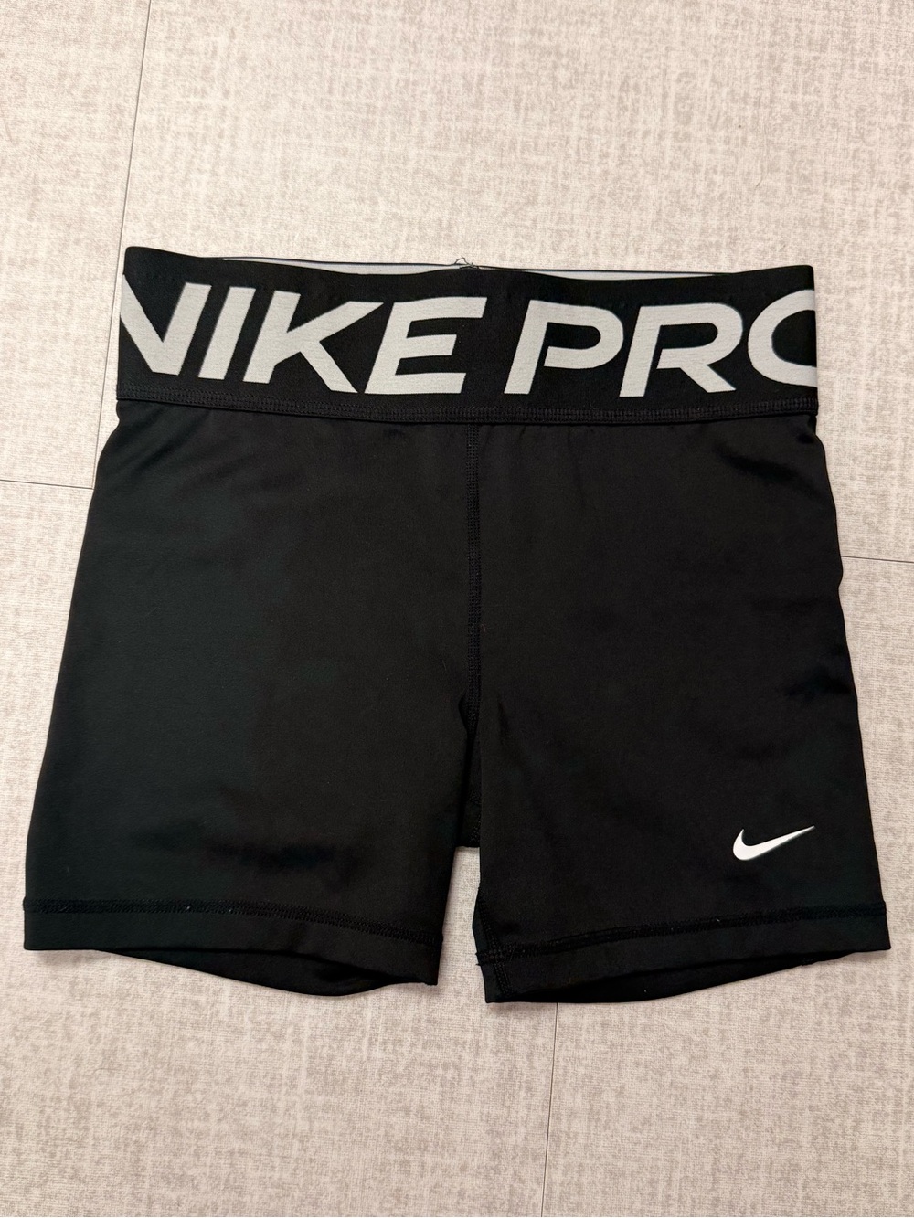 Nike Black and White Pro Compression Shorts